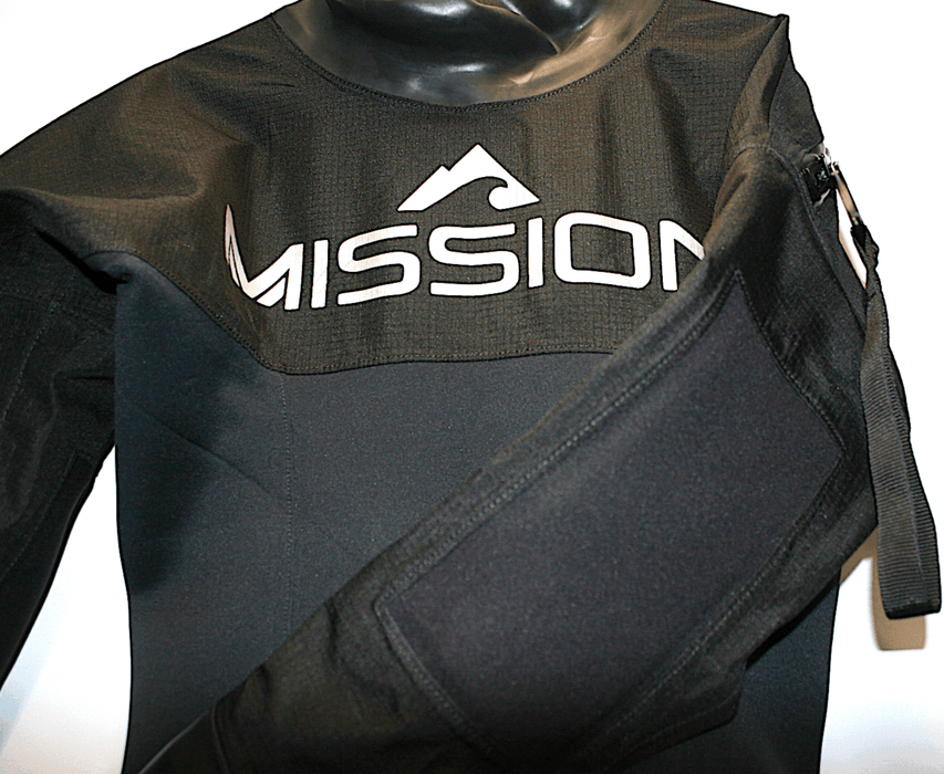 Mission Hybrid Drysuit Black - Boardworx