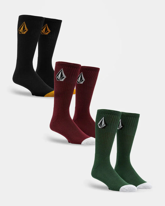 Volcom Full Stone Socks (3 Pack) Mix