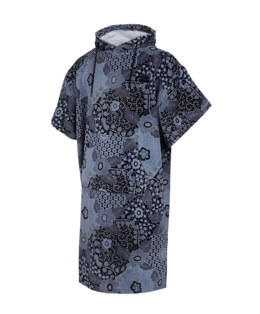 Mystic Poncho Velours Blue Black Changing Robe - Boardworx