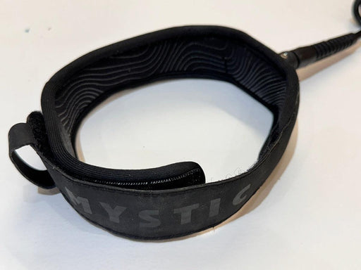 Mystic Wingfoil Board Coiled Calf Leash Black - Boardworx
