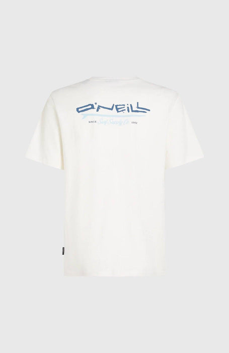 O'Neill Retro Back Print Tee Snow White