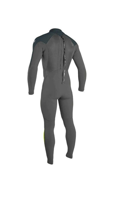 O'Neill Epic 5/4mm Back Zip Mens Black/Gunmetal/DayGlo - Boardworx