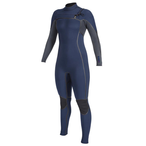 O'Neill Hyperfreak Fire 5/4+ Womens Chest Zip Navy Shade - Boardworx