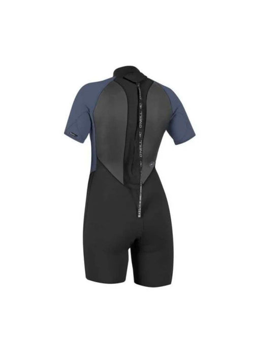 O'Neill Womens Reactor-2 2mm Back Zip Shorty Wetsuit Black Mist - Boardworx