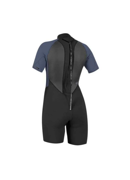 O'Neill Womens Reactor-2 2mm Back Zip Shorty Wetsuit Black Mist - Boardworx