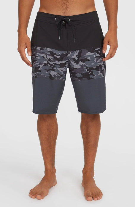O'Neill Hyperfreak Heat Black Camo 21" Boardshorts