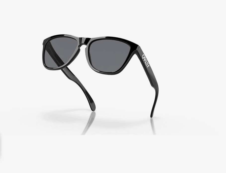 Oakley Frogskins Polished Black with Grey lenses - Boardworx