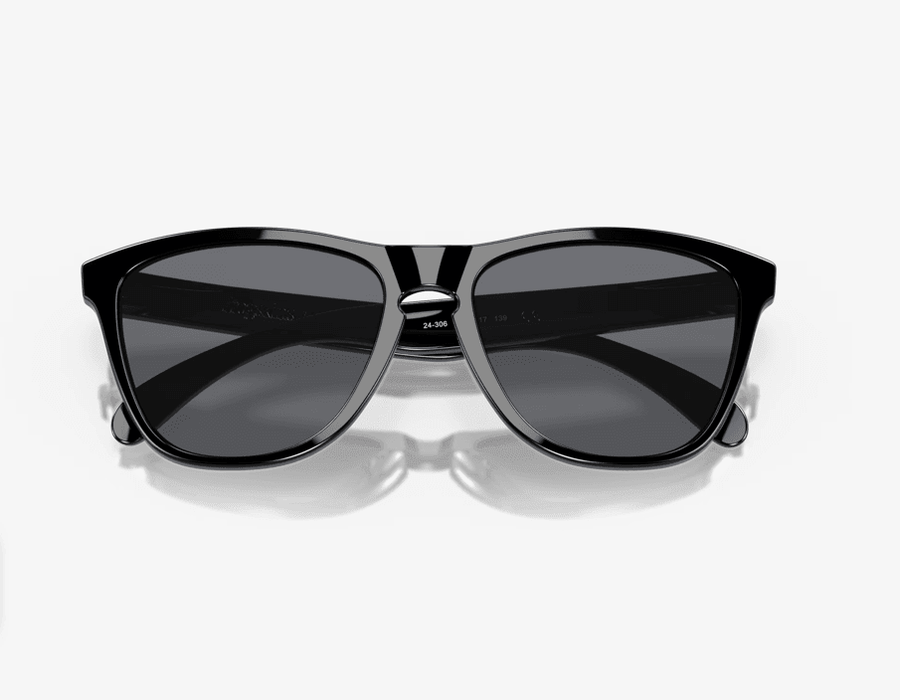 Oakley Frogskins Polished Black with Grey lenses - Boardworx
