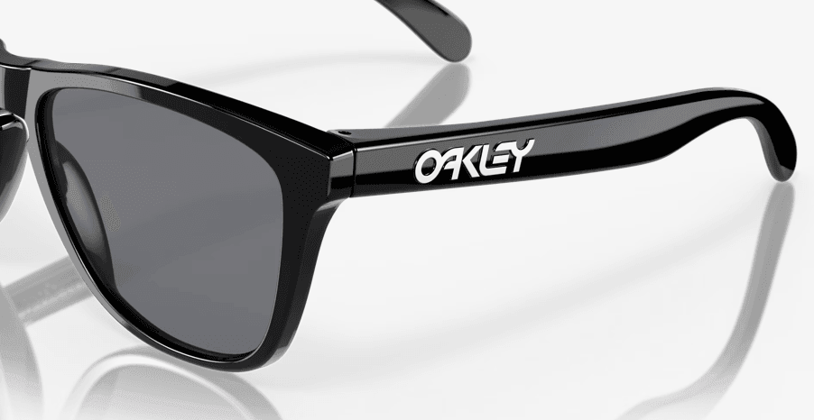 Oakley Frogskins Polished Black with Grey lenses - Boardworx