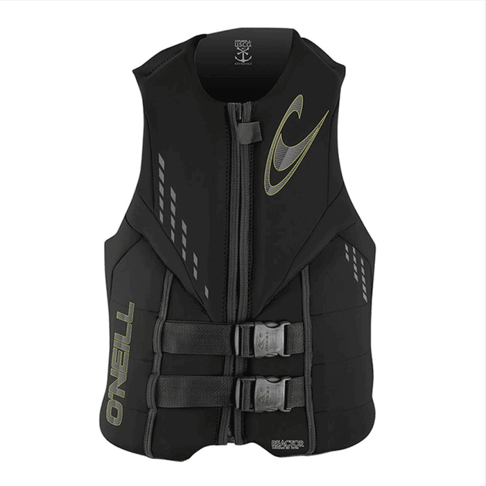Oneill Reactor ISO 50N Vest Black Yellow - Boardworx