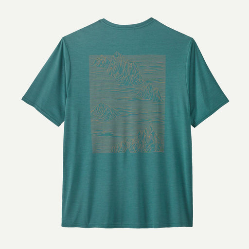 Patagonia Capilene® Cool Daily Graphic Shirt Strataspire: Wetland Blue X-Dye - Boardworx
