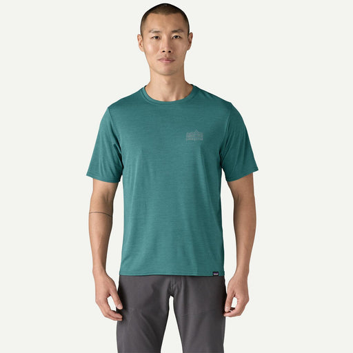 Patagonia Capilene® Cool Daily Graphic Shirt Strataspire: Wetland Blue X-Dye - Boardworx