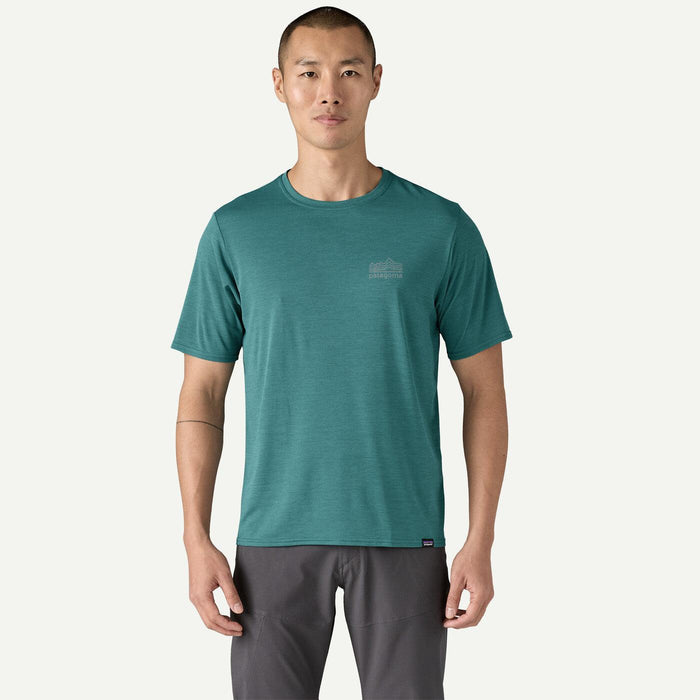 Patagonia Capilene® Cool Daily Graphic Shirt Strataspire: Wetland Blue X-Dye - Boardworx