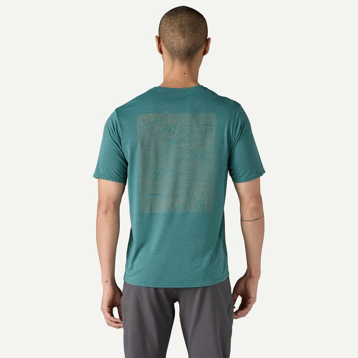 Patagonia Capilene® Cool Daily Graphic Shirt Strataspire: Wetland Blue X-Dye - Boardworx