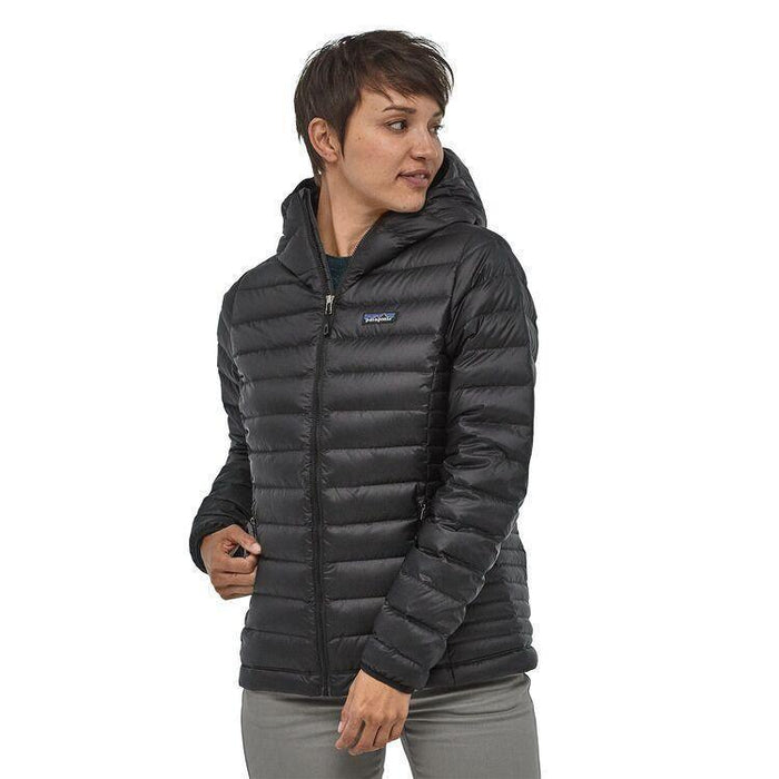 Patagonia Down Sweater Hoody Black - Boardworx