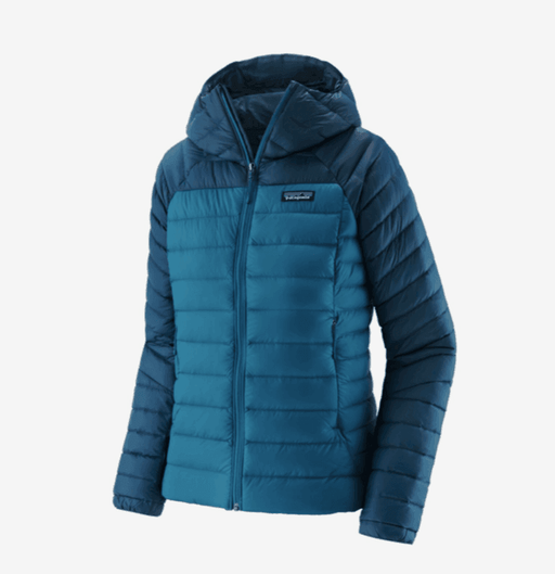 Patagonia Down Sweater Hoody Wavy Blue - Boardworx
