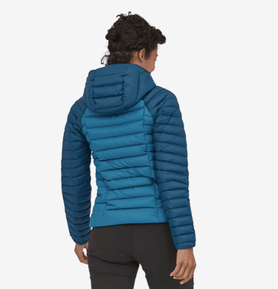 Patagonia Down Sweater Hoody Wavy Blue - Boardworx