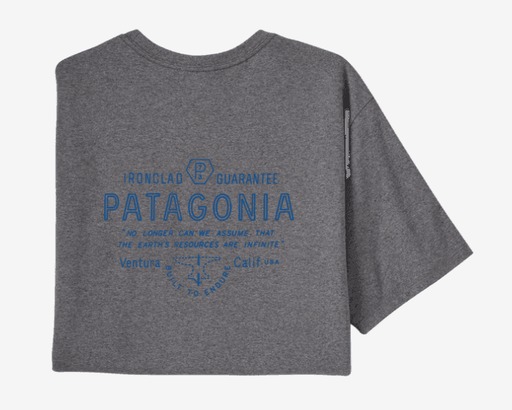 Patagonia Forge Mark Responsibili-Tee Gravel Heather - Boardworx