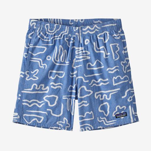 Patagonia Funhoggers Shorts - 6" Channel Islands: Vessel Blue - Boardworx