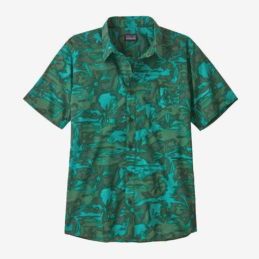 Patagonia Go-To Shirt Cliffs and Waves: Conifer Green - Boardworx