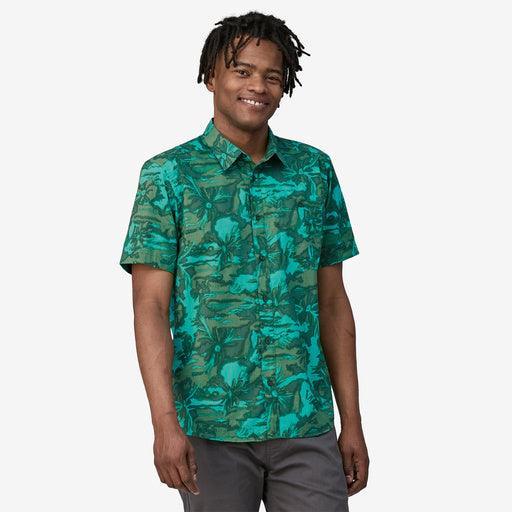 Patagonia Go-To Shirt Cliffs and Waves: Conifer Green - Boardworx