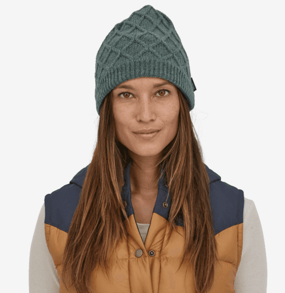 Patagonia Honeycomb Knit Beanie Hemlock Green - Boardworx