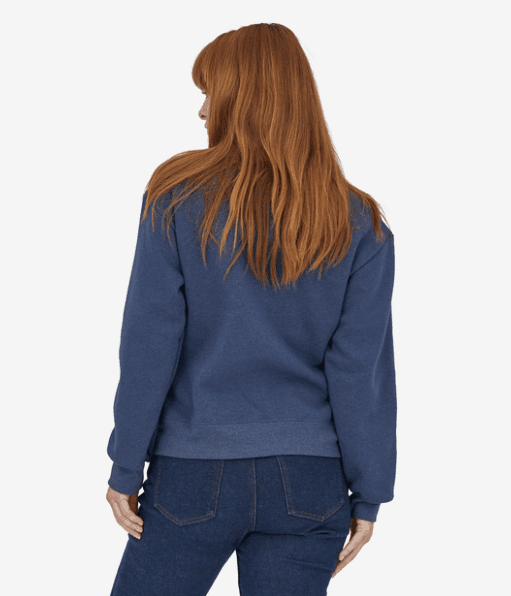 Patagonia Ridge Rise Stripe Uprisal Crew Sweatshirt Current Blue - Boardworx