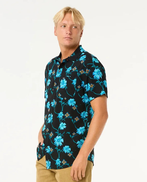 Rip Curl Surf Revival Short Sleeve Shirt Black
