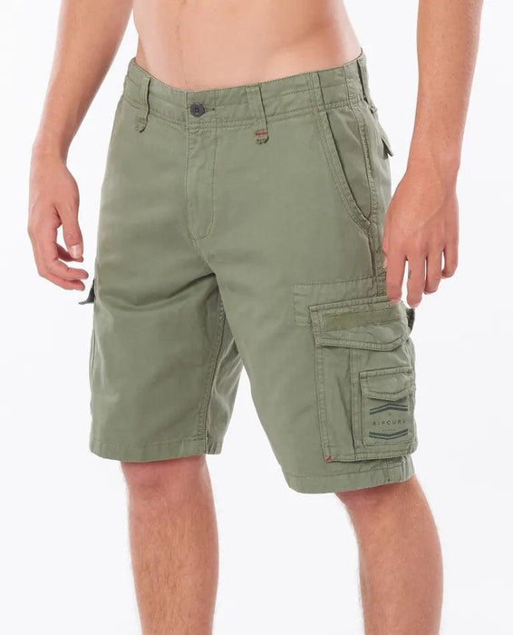 Rip Curl Classic Surf Trail Cargo Shorts Mid Green - Boardworx