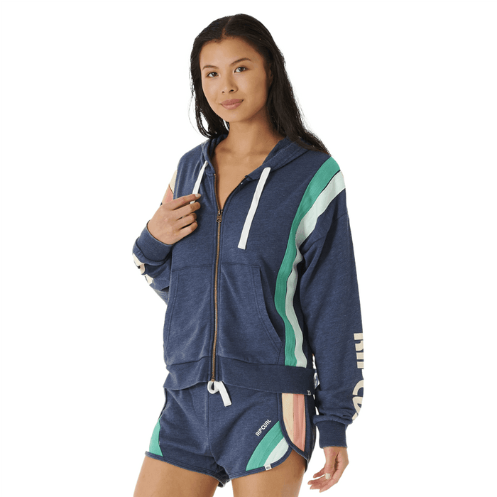 Rip Curl Day Break Zip Hoody Navy - Boardworx