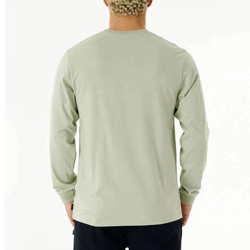 Rip Curl Fade Out Icon Long Sleeve Tee Sage - Boardworx