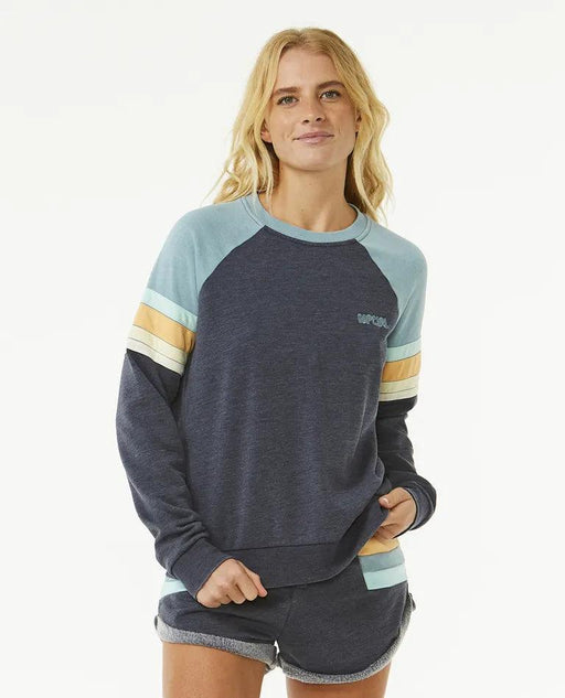 Rip Curl Surf Revival Raglan Crew Dark Navy - Boardworx