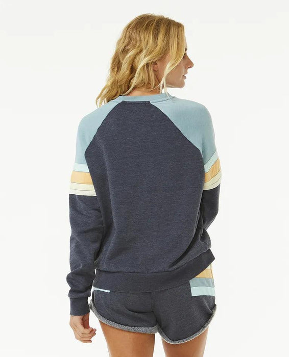 Rip Curl Surf Revival Raglan Crew Dark Navy - Boardworx