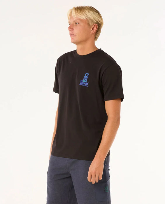 Rip Curl VaporCool Search Stack Tee Black
