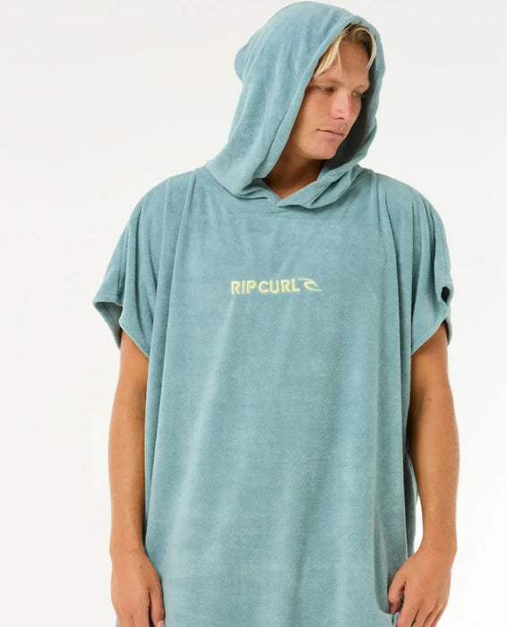Rip Curl Brand hooded Poncho Blue Lagoon