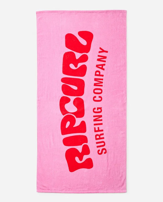 Rip Curl Graphic Standard Towel Pink