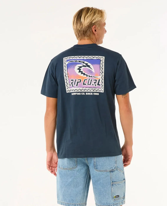 Rip Curl Raw Energy Trad Tee Dark Navy