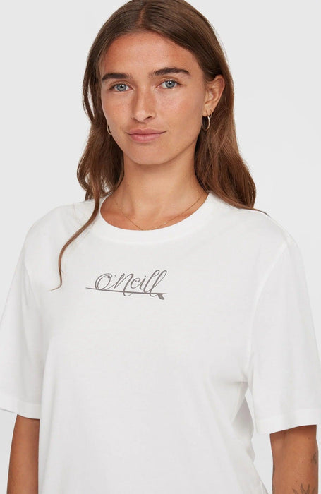 O Neill Essentials Script Tee Snow White