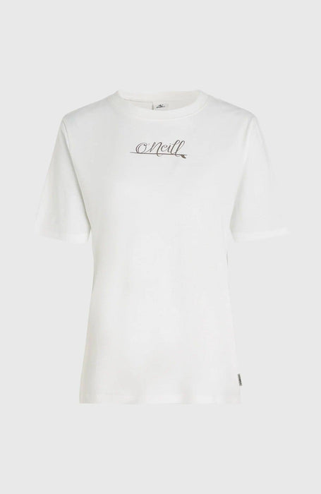 O Neill Essentials Script Tee Snow White