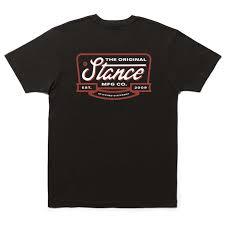 Stance Script Seal Tee Black