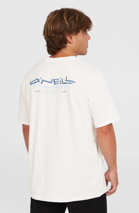 O'Neill Retro Back Print Tee Snow White