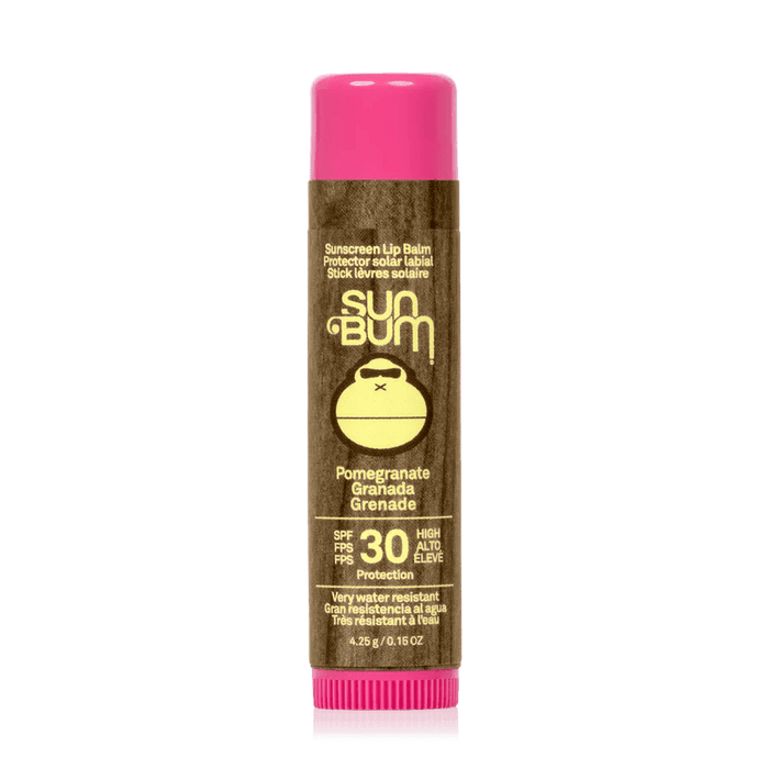 Sun Bum Original SPF30 Sunscreen Lip Balm Sun Protection Pomegranate - Boardworx