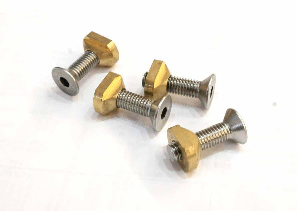 T-Nut Brass Hydrofoil Pack of 4 M8 Wing Foil Board - Boardworx