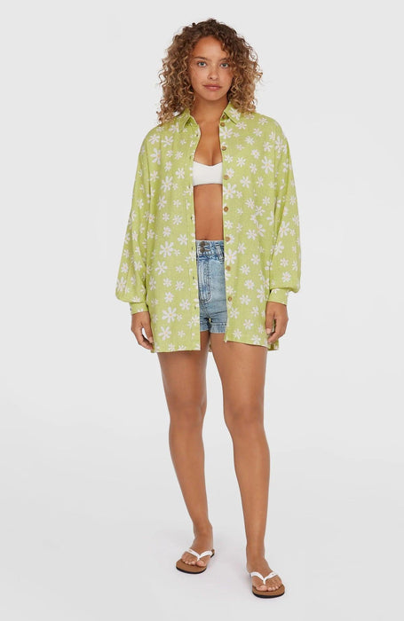 O'Neill Beach Vintage Long Shirt Green Daisyline