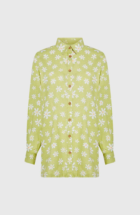 O'Neill Beach Vintage Long Shirt Green Daisyline