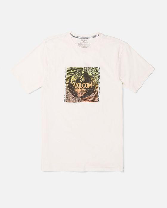 Volcom Earthtrippin Fty Mens Tee Off White - Boardworx