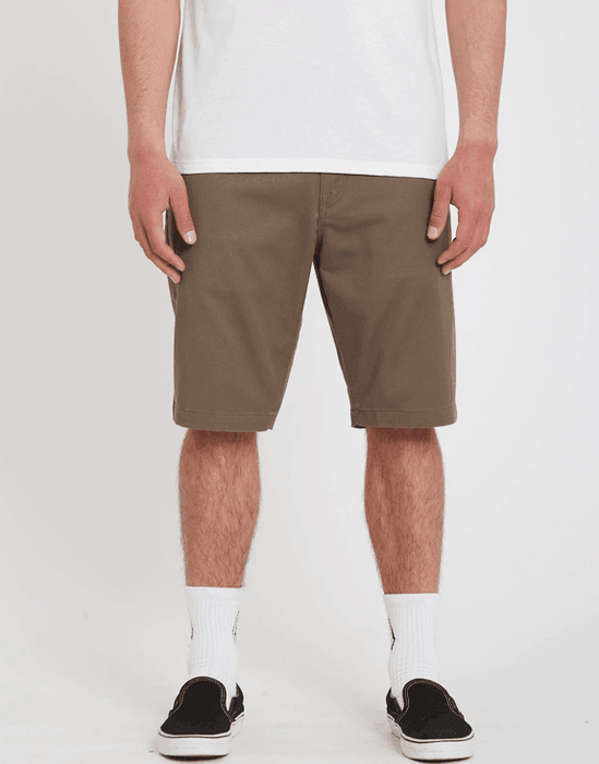 Volcom Frickin Modern Stretch Short 21" Khaki - Boardworx