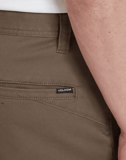 Volcom Frickin Modern Stretch Short 21" Khaki - Boardworx