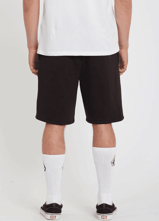 Volcom Iconic Stone Fleece Short Black - Boardworx