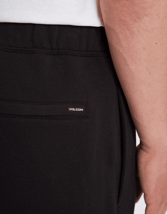 Volcom Iconic Stone Fleece Short Black - Boardworx